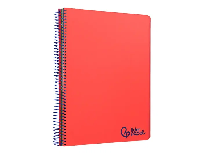 Liderpapel Cuaderno espiral micro wonder A5 120h 90gr cuadro 5mm tapa plástico 6 bandas 6 taladros color rojo Liderpapel Cuaderno espiral micro wonder A5 120h 90gr cuadro 5mm tapa plástico 6 bandas 6 taladros color rojo