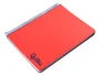 Liderpapel Cuaderno espiral micro wonder A5 120h 90gr cuadro 5mm tapa plástico 6 bandas 6 taladros color rojo
