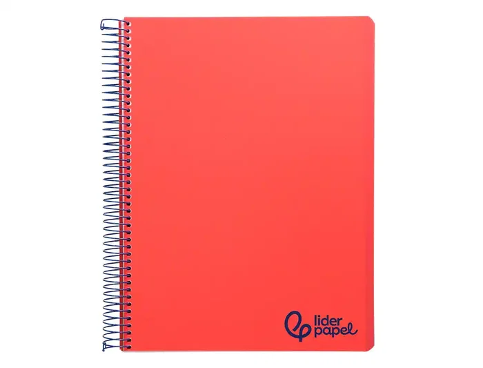 Liderpapel Cuaderno espiral micro wonder A5 120h 90gr cuadro 5mm tapa plástico 6 bandas 6 taladros color rojo Liderpapel Cuaderno espiral micro wonder A5 120h 90gr cuadro 5mm tapa plástico 6 bandas 6 taladros color rojo