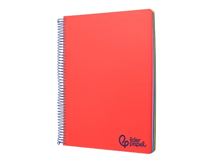 Liderpapel Cuaderno espiral micro wonder A5 120h 90gr cuadro 5mm tapa plástico 6 bandas 6 taladros color rojo Liderpapel Cuaderno espiral micro wonder A5 120h 90gr cuadro 5mm tapa plástico 6 bandas 6 taladros color rojo