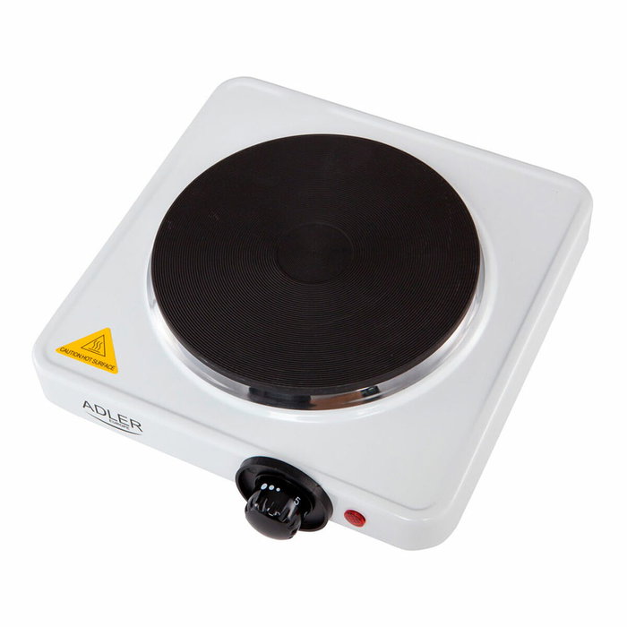 Adler Cocina Eléctrica de 1 Fuego 1500 W Blanca Adler Cocina Eléctrica de 1 Fuego 1500 W Blanca