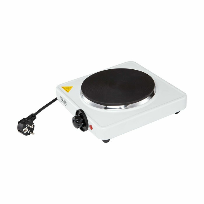 Adler Cocina Eléctrica de 1 Fuego 1500 W Blanca Adler Cocina Eléctrica de 1 Fuego 1500 W Blanca