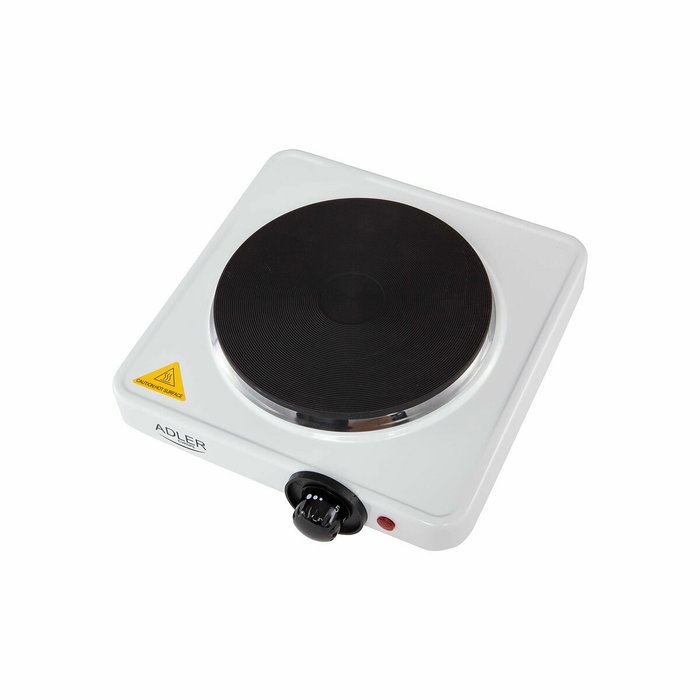 Adler Cocina Eléctrica de 1 Fuego 1500 W Blanca Adler Cocina Eléctrica de 1 Fuego 1500 W Blanca