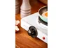 Adler Cocina Eléctrica de 1 Fuego 1500 W Blanca