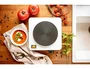 Adler Cocina Eléctrica de 1 Fuego 1500 W Blanca