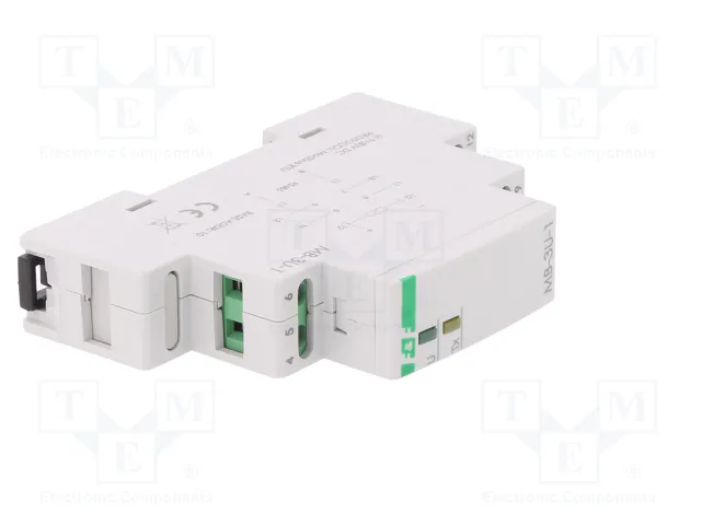 F&F Transductor de tensión para raíl DIN 0÷285VAC, 0÷400VDC