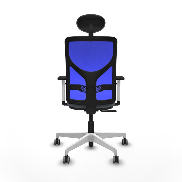 PIQUERAS Y CRESPO Silla de oficina Motilla con mecanismo Sincro, Gris y Azul PIQUERAS Y CRESPO Silla de oficina Motilla con mecanismo Sincro, Gris y Azul