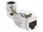 DeLOCK 90800 Módulo Keystone RJ45 a LSA Cat.6A blindado 90°