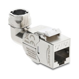DeLOCK 90800 Módulo Keystone RJ45 Cat.6A sin herramientas 90°