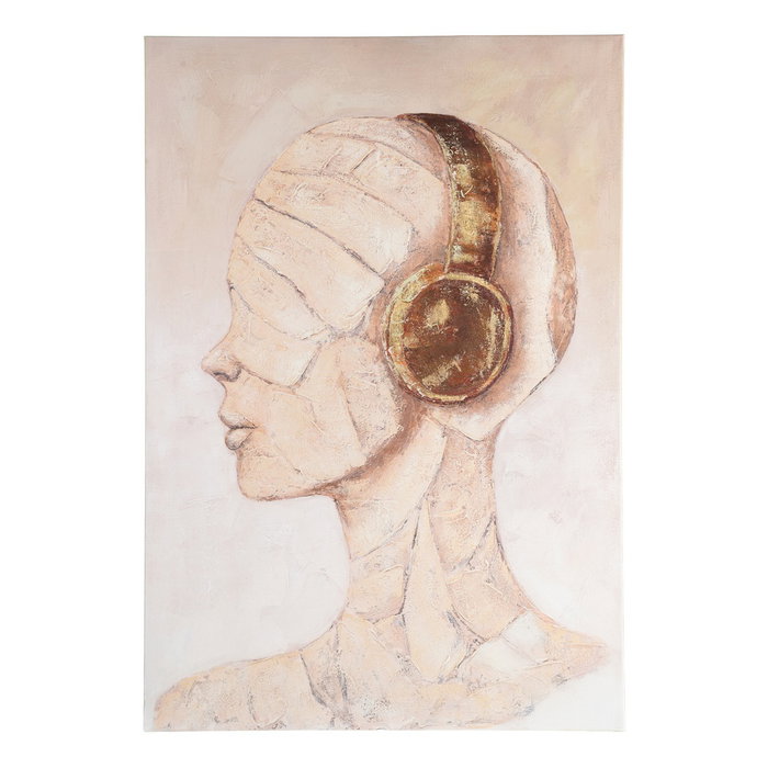 Pintura Maniqui Beige Lienzo Decoración 110 X 160 cm Pintura Maniqui Beige Lienzo Decoración 110 X 160 cm