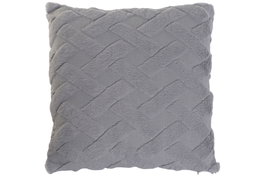 DKD Home Decor Cojín Poliéster Gris Claro 45x45 cm