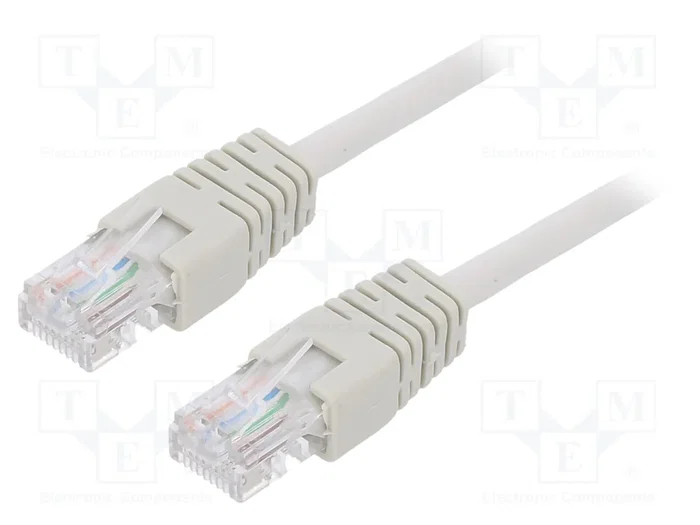 Gembird PP12-10M Cable de Red Cat5e U/UTP 10m Gris