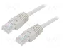 Gembird PP12-10M Cable de Red Cat5e U/UTP 10m Gris