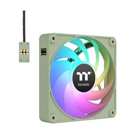 Thermaltake CT140 EX ARGB Sync Ventilador PC 140mm Verde Matcha Pack de 3 - PWM, 1800 RPM, 90.3 CFM