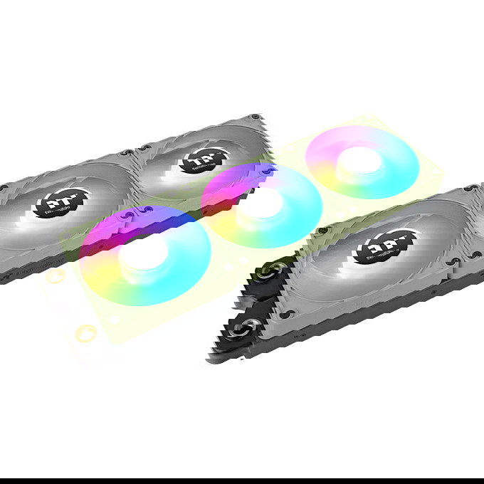 Thermaltake CT140 EX ARGB Sync Ventilador para PC Refrigeracion 140mm Pack de 3 Ventiladores Matcha Green