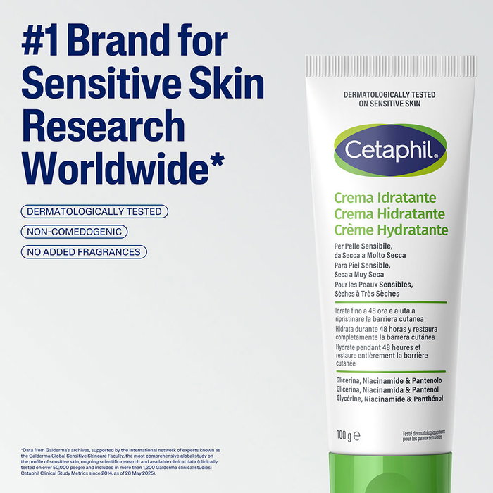 Cetaphil Crema Hidratante Facial y Corporal para Piel Muy Seca 100 g Cetaphil Crema Hidratante Facial y Corporal para Piel Muy Seca 100 g