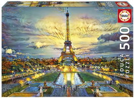 EDUCA BORRAS Puzzle Torre Eiffel 500 Piezas