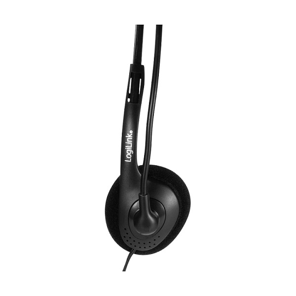 LogiLink HS0054 Auriculares Monoaurales con Micrófono Negro LogiLink HS0054 Auriculares Monoaurales con Micrófono Negro
