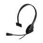 LogiLink HS0054 Auriculares Monoaurales con Micrófono Negro