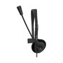 LogiLink HS0054 Auriculares Monoaurales con Micrófono Negro