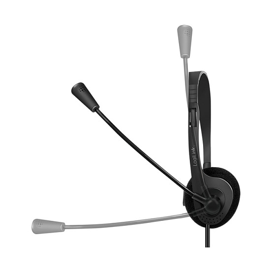 LogiLink HS0054 Auriculares Monoaurales con Micrófono Negro LogiLink HS0054 Auriculares Monoaurales con Micrófono Negro