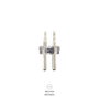 Edm Conector Tubo Flexilux/Flexiled Recto-punta 2 Vías 13 mm