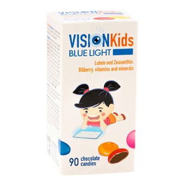 UGA NUTRACEUTICALS Vision Kids Blue Light 90 Pastillas Sabor Chocolate para la Salud Ocular Infantil