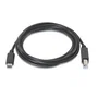 Aisens Cable USB 2.0 USB-C a USB-B 1m Negro
