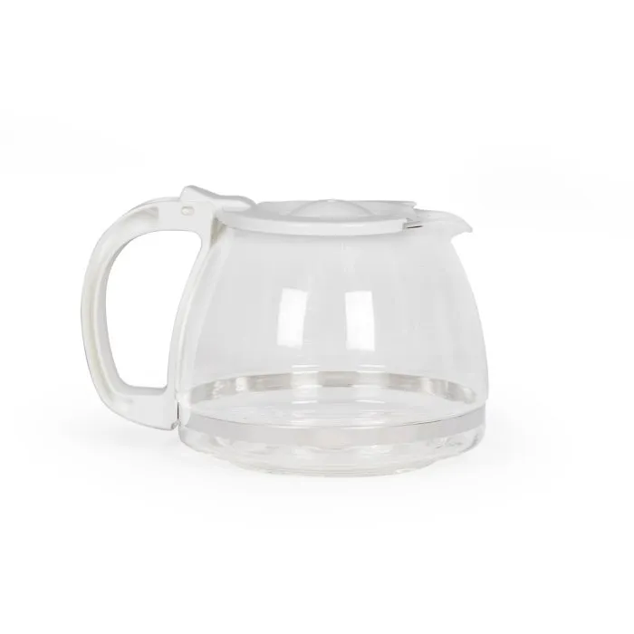 Livoo Cafetera eléctrica DOD200W 750W 1.25L para 10-12 tazas, Color Blanco