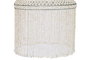 DKD Home Decor Lámpara de techo de conchas hecha a mano Blanco roto