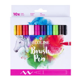 Ecoline Ecoline Brush Pen estuche Brillante de 10 colores