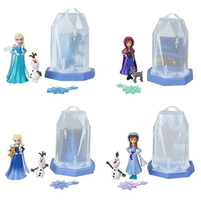 Mattel Muñecas Minis Squishy Ice Reveal Disney Frozen