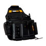 Toughbuilt Bolsa de Herramientas para Electricista con Sistema ClipTech, Correa Acolchada, 25 Bolsillos, Soporte para Multímetro y Linterna, 30 x 14 x 34 cm