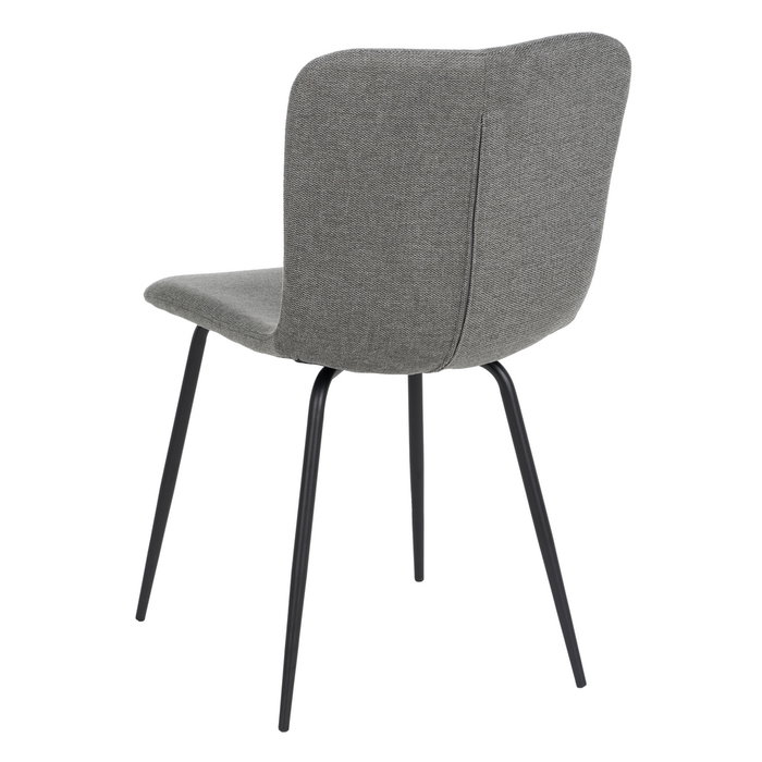 Silla Gris Tejido-Metal Salón 44 X 55 X 82 cm
