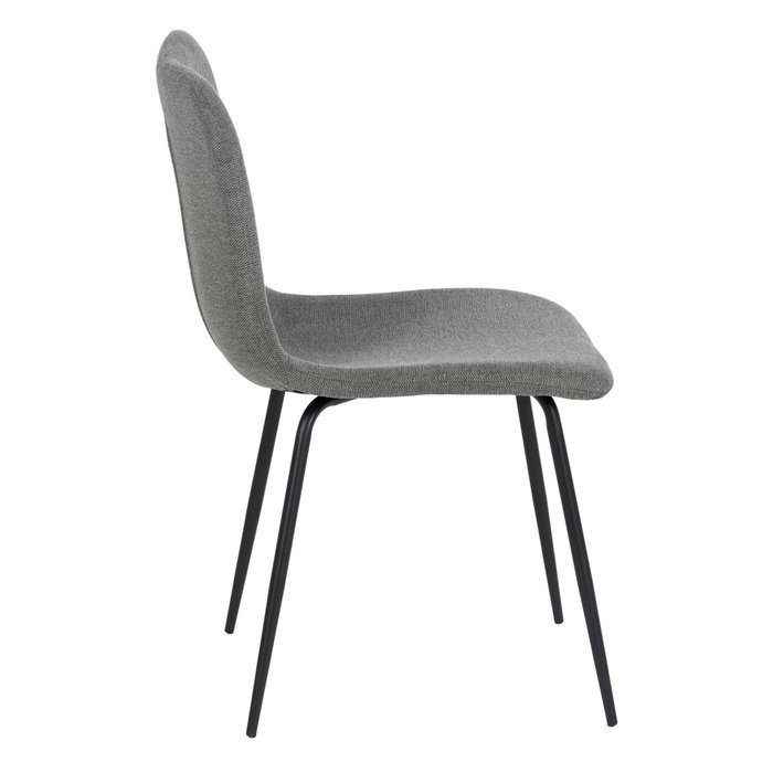 Silla Gris Tejido-Metal Salón 44 X 55 X 82 cm