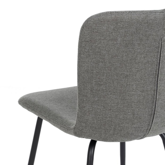 Silla Gris Tejido-Metal Salón 44 X 55 X 82 cm