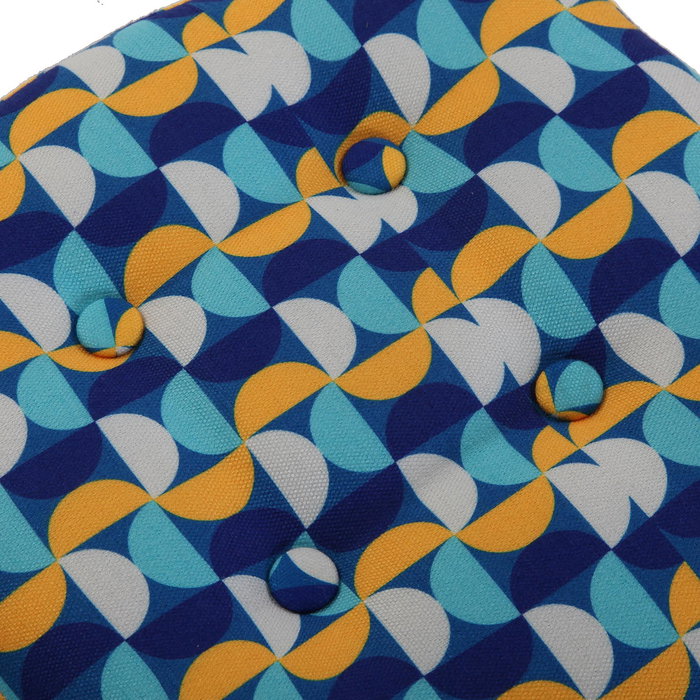 Taburete Versa Klee Algodón (35 x 35 x 35 cm)