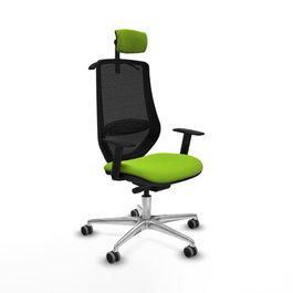 PIQUERAS Y CRESPO Silla de oficina Mardos Pistacho y Negro