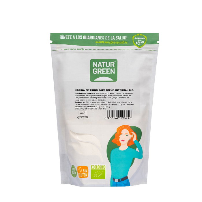 NATURGREEN Harina de Trigo Sarraceno Integral BIO 500g