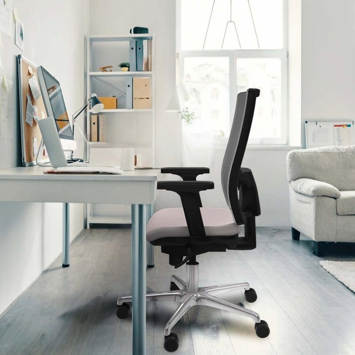 PIQUERAS Y CRESPO Silla de oficina Horna con mecanismo Sincro, Morado y Blanco PIQUERAS Y CRESPO Silla de oficina Horna con mecanismo Sincro, Morado y Blanco