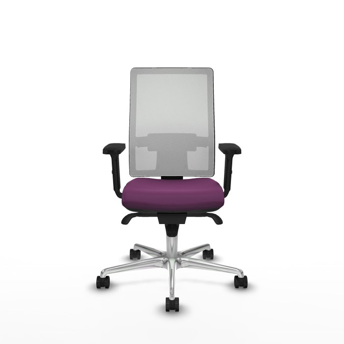 PIQUERAS Y CRESPO Silla de oficina Horna con mecanismo Sincro, Morado y Blanco PIQUERAS Y CRESPO Silla de oficina Horna con mecanismo Sincro, Morado y Blanco