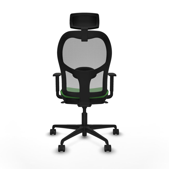 PIQUERAS Y CRESPO Silla de oficina Jorquera Verde y Gris con mecanismo Sincro