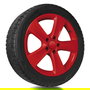 Foliatec FO2058 Goma Líquida para Personalización - Rojo Brillante 400 ml - Acabado Removible y Resistente para Llantas y Piezas de Tuning