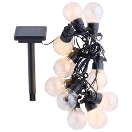 Outfit Guirnalda LED Solar 10 Luces, Blanco Cálido, 4 Metros, Impermeable IP44