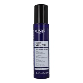 Dikson Prime Super Volumen Spray Voluminizador 200 ml para Cabello Fino con Proteínas Vegetales