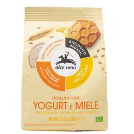 ALCE NERO Galletas de Trigo con Yogurt y Miel Bio 350Gr