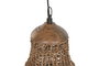 DKD Home Decor Lámpara de Techo de Fibra Natural Hecha a Mano