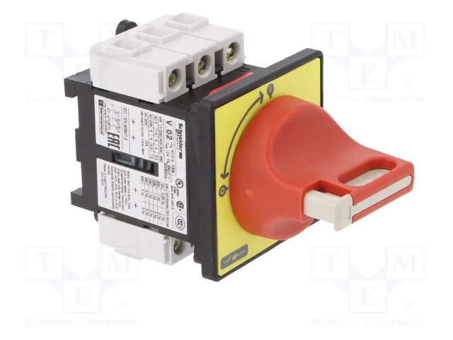SCHNEIDER ELECTRIC TeSys VARIO VCF02 Seccionador Principal de Seguridad de 3 Polos y 12A