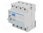 Hager RCCB Interruptor diferencial 3P+N 40A 30mA 6kA Clase A CDA440J