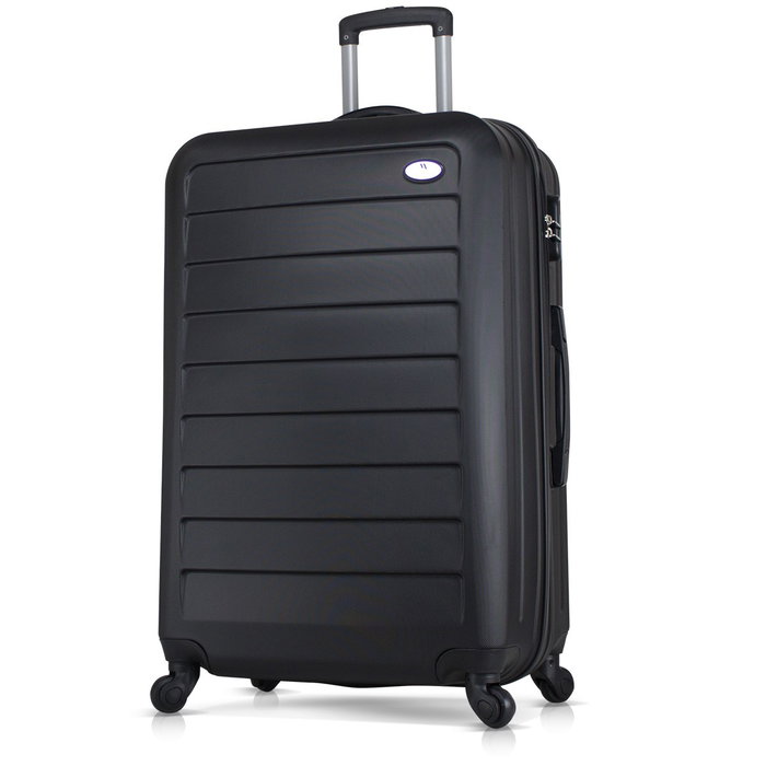 Zoozie Bags 8138 Maleta de Viaje de ABS, 76x50x30 cm, 100L, Negra, Ruedas 360°, Candado de Combinación Zoozie Bags 8138 Maleta de Viaje de ABS, 76x50x30 cm, 100L, Negra, Ruedas 360°, Candado de Combinación